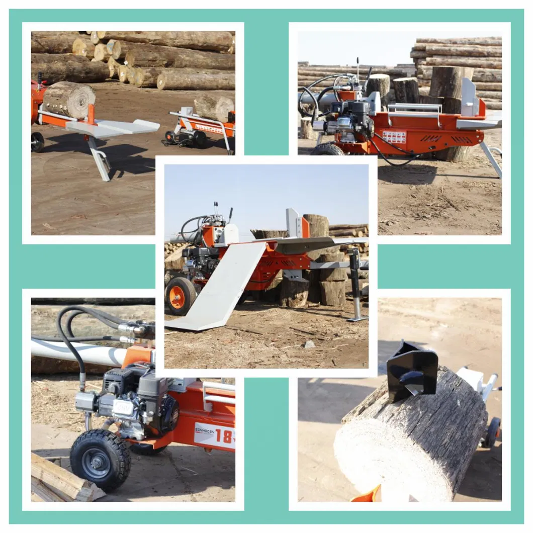 Wood Spilitter Electric 8 Ton Manual Horizontal Hydraulic Log Splitter for Sale