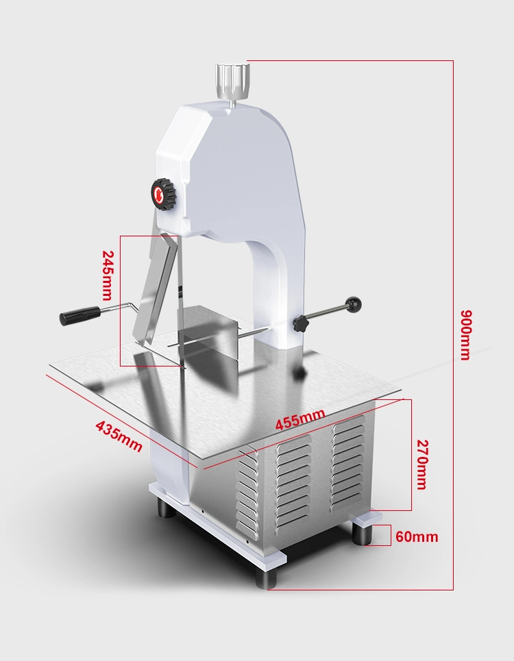 Electrical Butchery Bone Saw Meat Cutting Machine Bone Meat Bone Cutter Slicer for Stainless 1500W