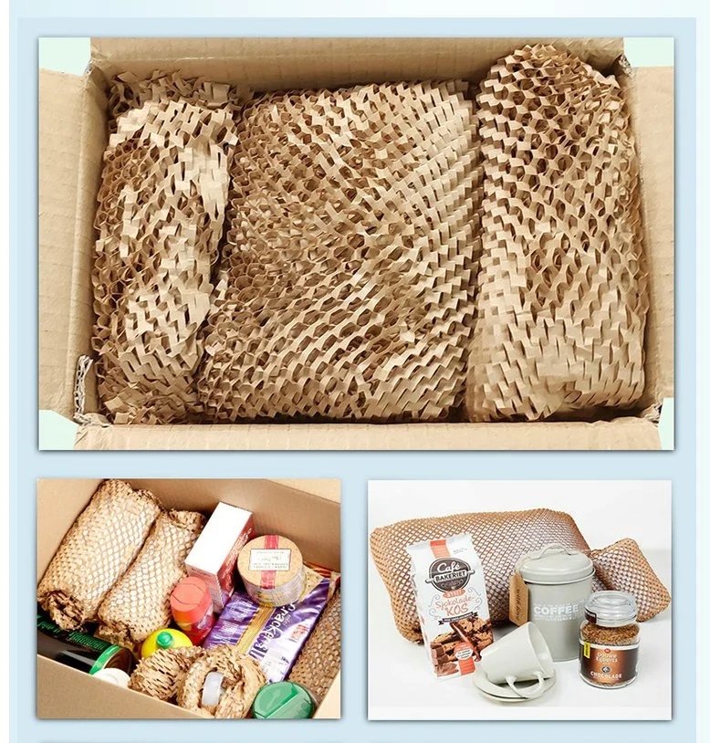 Honeycomb Kraft Paper Cushion Paper Honeycomb Paper Roll Making Cutting Machine