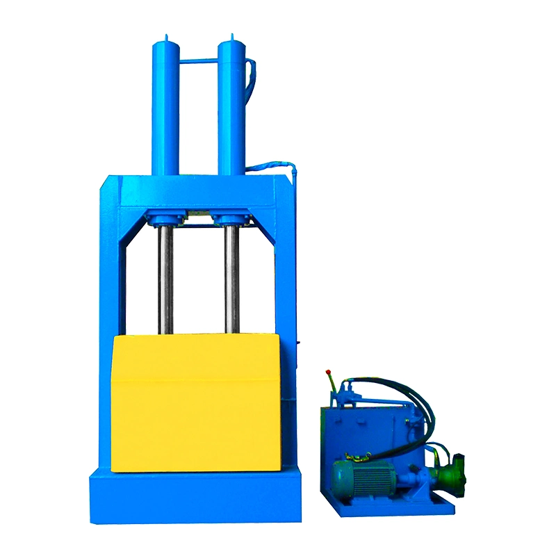 Plastic Recycled Machine Plastic Cutting Machine Vertical Hydraulic Guillotine Rubber Blade Cutter