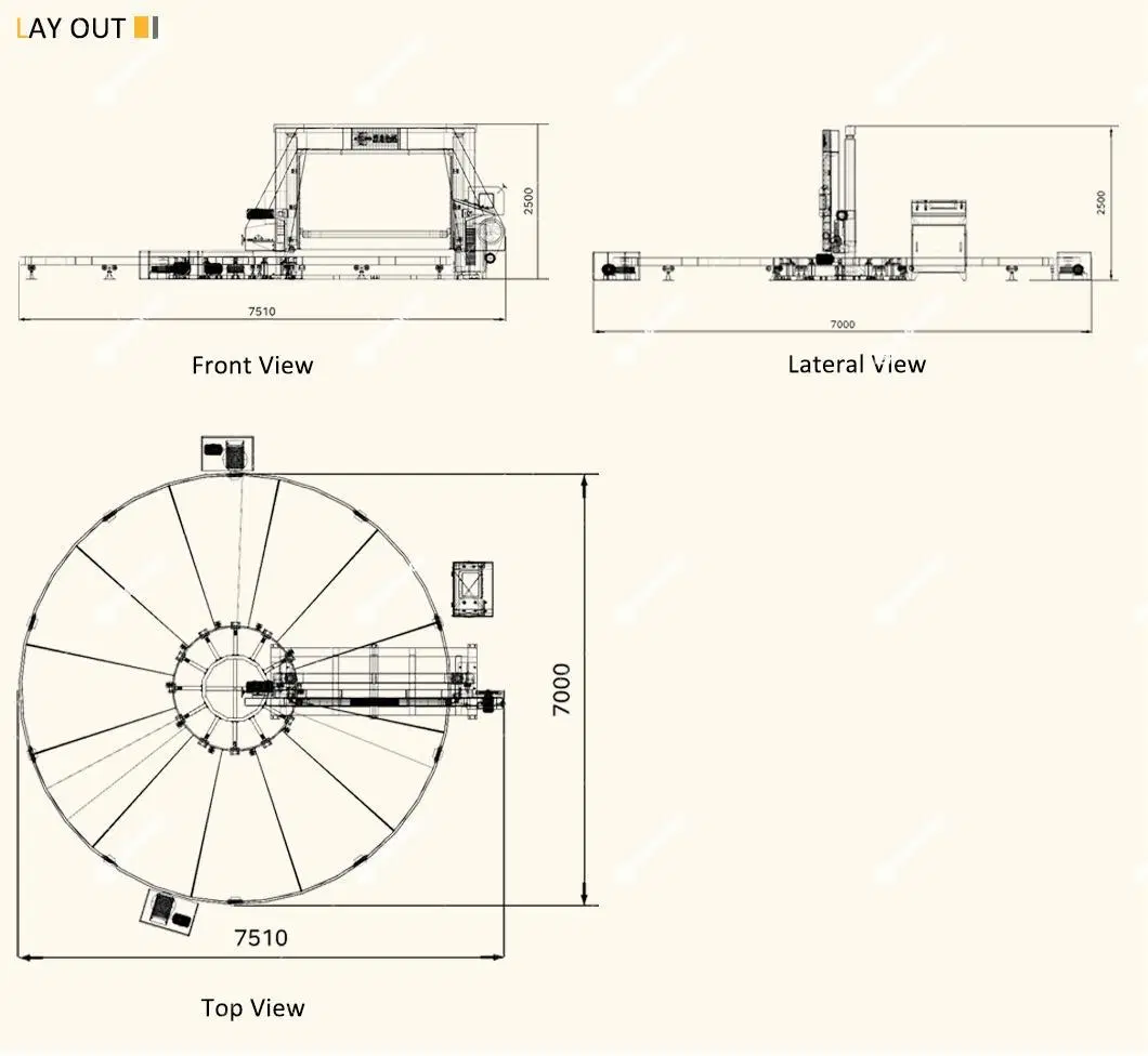 Automatic Carrousel Foam Cutting Machine