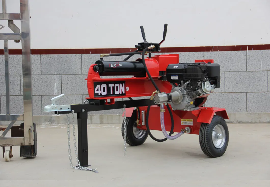 40ton Gasoline Log Splitter Hydraulic Vertical Plus Horizontal Durable