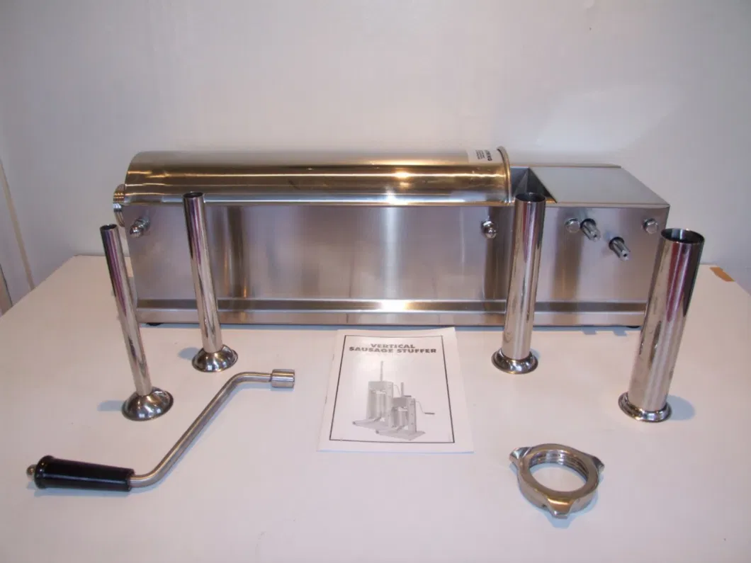 Manual Horizontal Sausage Sttuffer 3 Litres Grt-HSS3 Stainless Steel Horizontal Sausage Filler