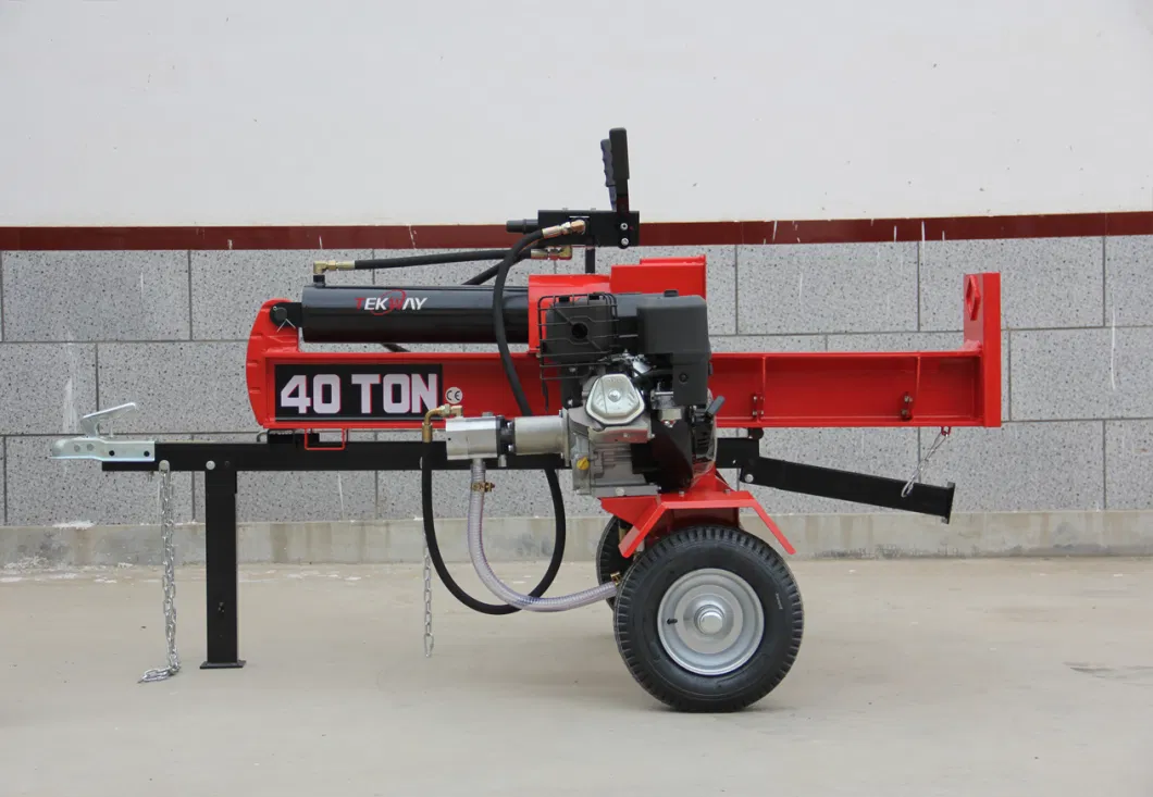 40ton Gasoline Log Splitter Hydraulic Vertical Plus Horizontal Durable