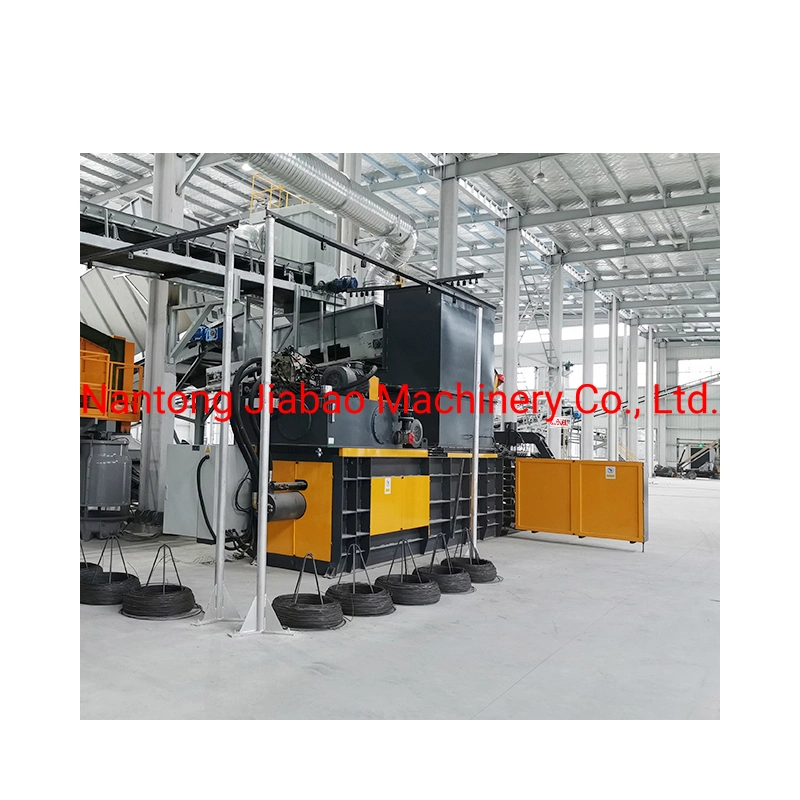 120 Tons Pressure Automatic Baler Waste Paper Baling Press Pet Bottles Press Machine Full Automatic Plastic Bottles Hydraulic Press