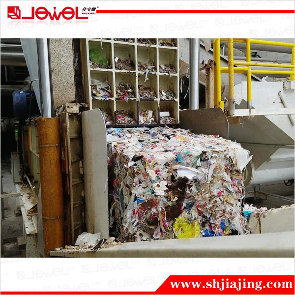 Factory Supply Paper Mill Plastic Waste Handling Recyling Hydraulic Press Machine with High Efficiency and 24 Hours Stable Working