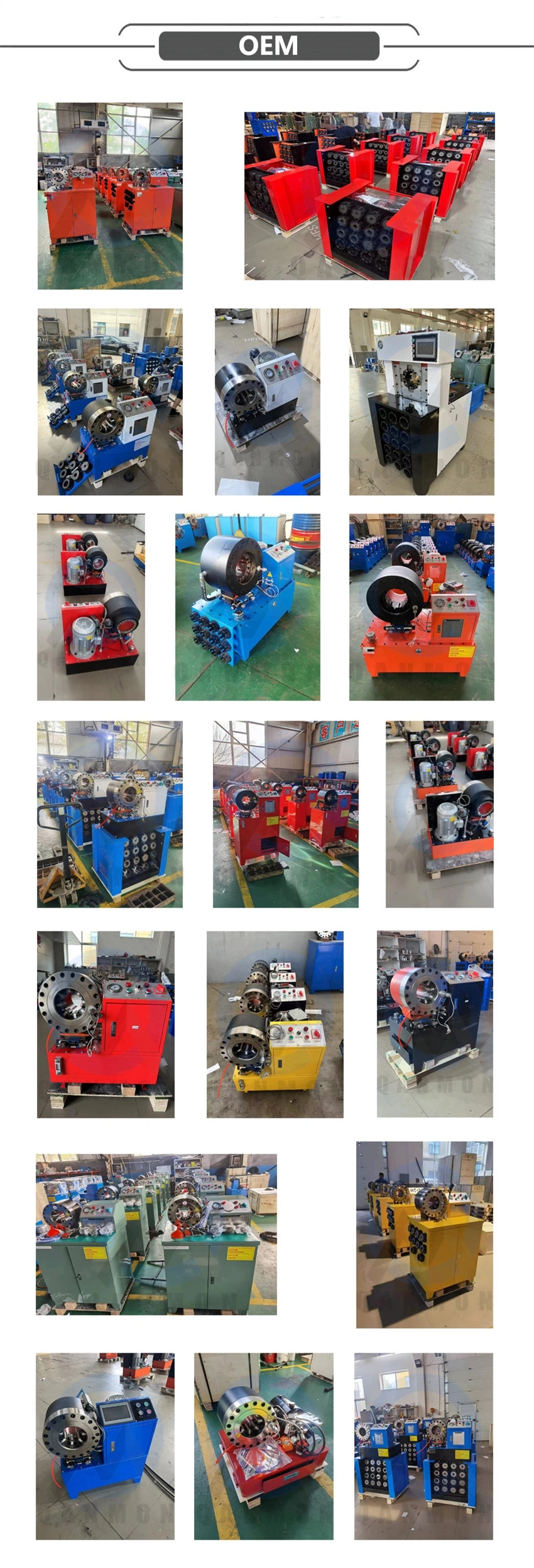 Working Stability No Shaking No Blocking AC Hose Crimper Hydraulic Hose Press Parker Hydraulic Hose Crimper Hydraulic Hose Crimping Machine 91