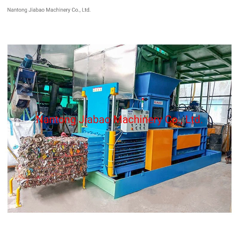 Manufacturers Packing Waste Recycling Horizontal Hydraulic Automatic Foam Compactor Baler Machine for Plastic Films/Jute Bag/Pet Bottles/Carton/Corrugated Paper