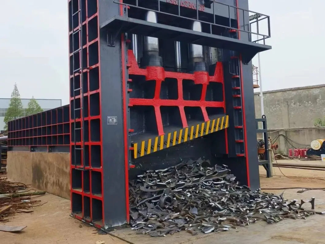 Heavy Scrap Metal Steel Copper Aluminum Hydraulic Gantry Guillotine Shear Cutting Shearing Recycling Machine for Steel Mill Plant