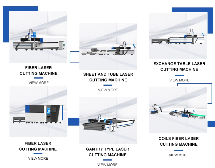 Thick Metal Plate Laser Cutting Machine Table Model Fiber Laser Cutting Machine Stainless Steel