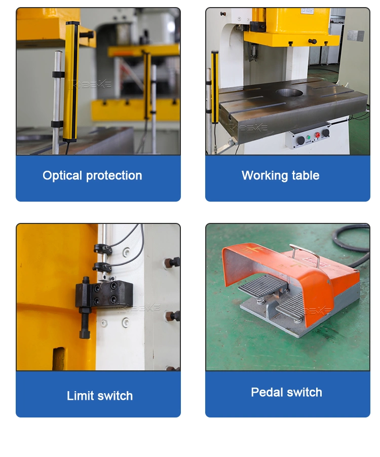 Power Press Manufacturers Small C Frame 50 Ton Hydraulic Press