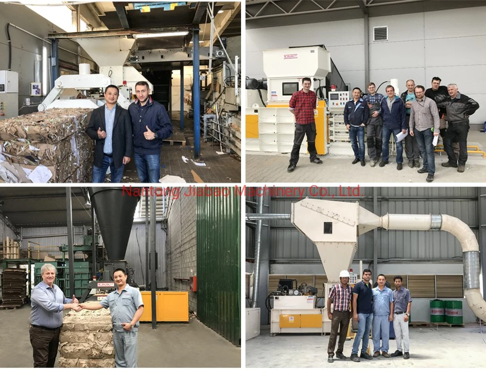 Factory Supply Paper Mill Plastic Waste Handling Recyling Hydraulic Press Machine with High Efficiency and 24 Hours Stable Working