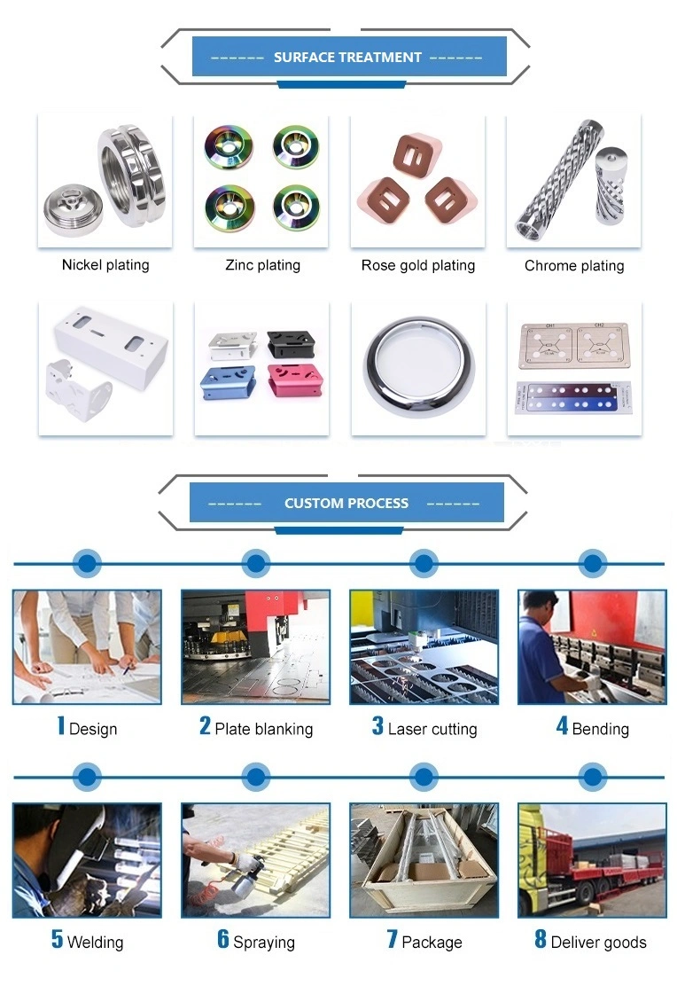 Laser Cutting Shearing Bending Welding Bending Stainless Steel Sheet Metal Parts