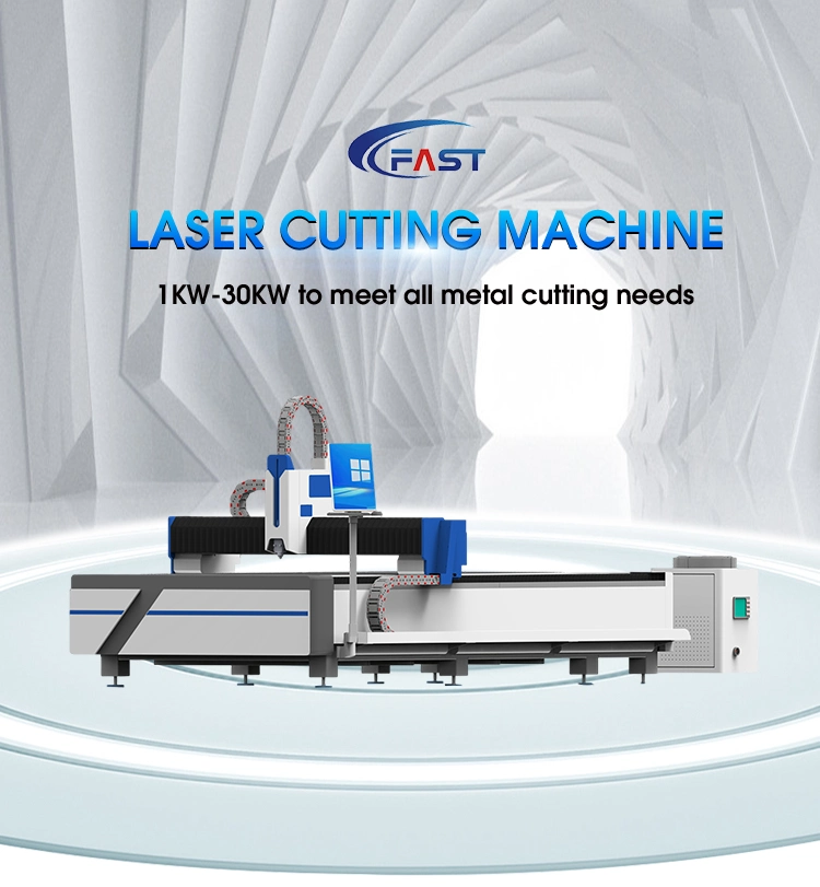 Thick Metal Plate Laser Cutting Machine Table Model Fiber Laser Cutting Machine Stainless Steel