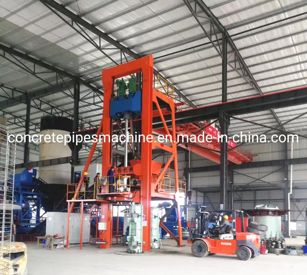 Radial Press Male and Female Rcp Reinforced Concrete Jacking Pipe Machine Manufacturer