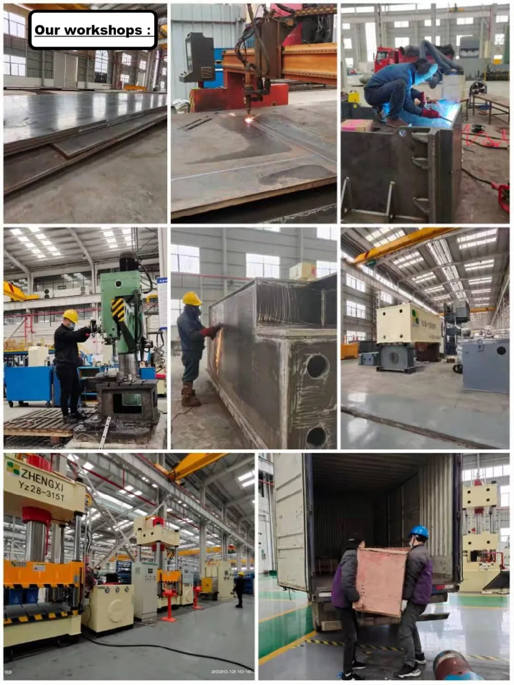 800 Ton Steel Door Plate Embossing Hydraulic Press Machine