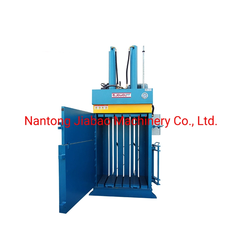 Good Performance Vertical Hydraulic Press Double Cylinder Baler Machine Heavy-Duty Waste Paper Press for Packing Solid Plastics/Sponge/Cardboard/Corrugated Box