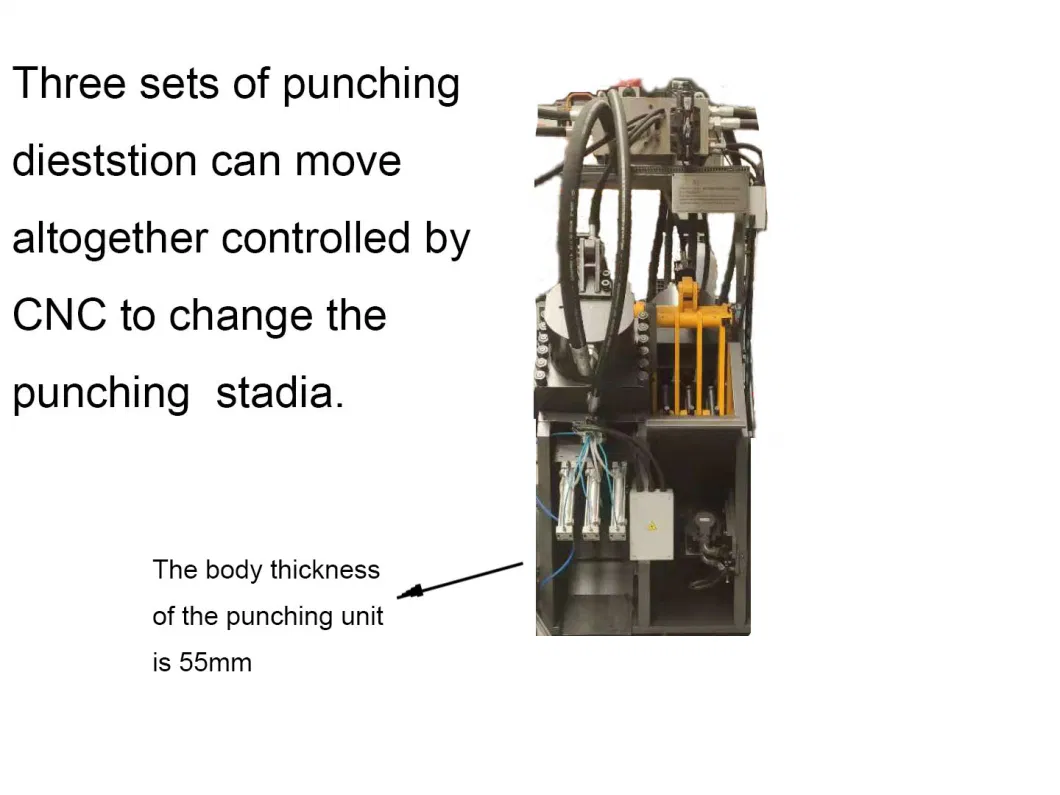 FINCM Angle Automatic CNC Hydraulic Shearing Punching Marking Machine