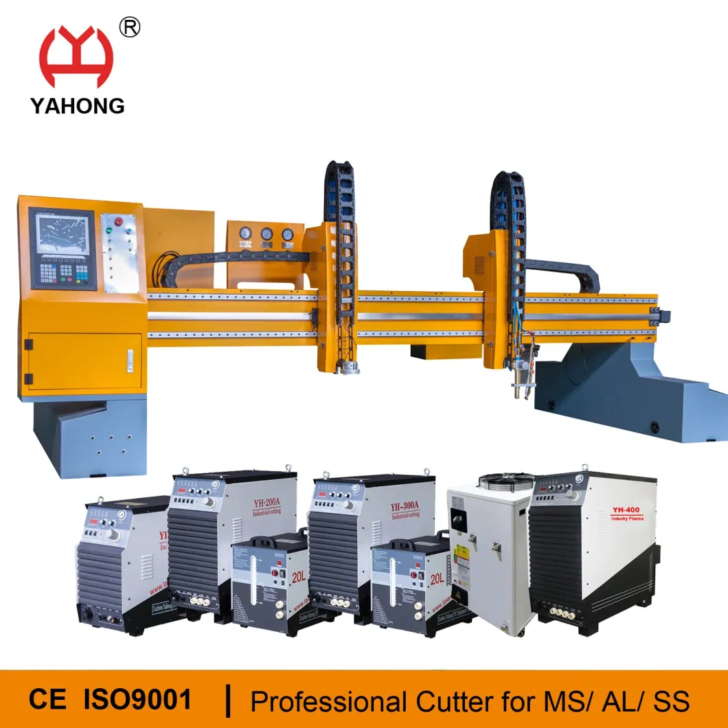 Portable Gantry CNC Cutting Plasma Flame Cutting Machine Price with 200AMP Plasma Cutter for Metal