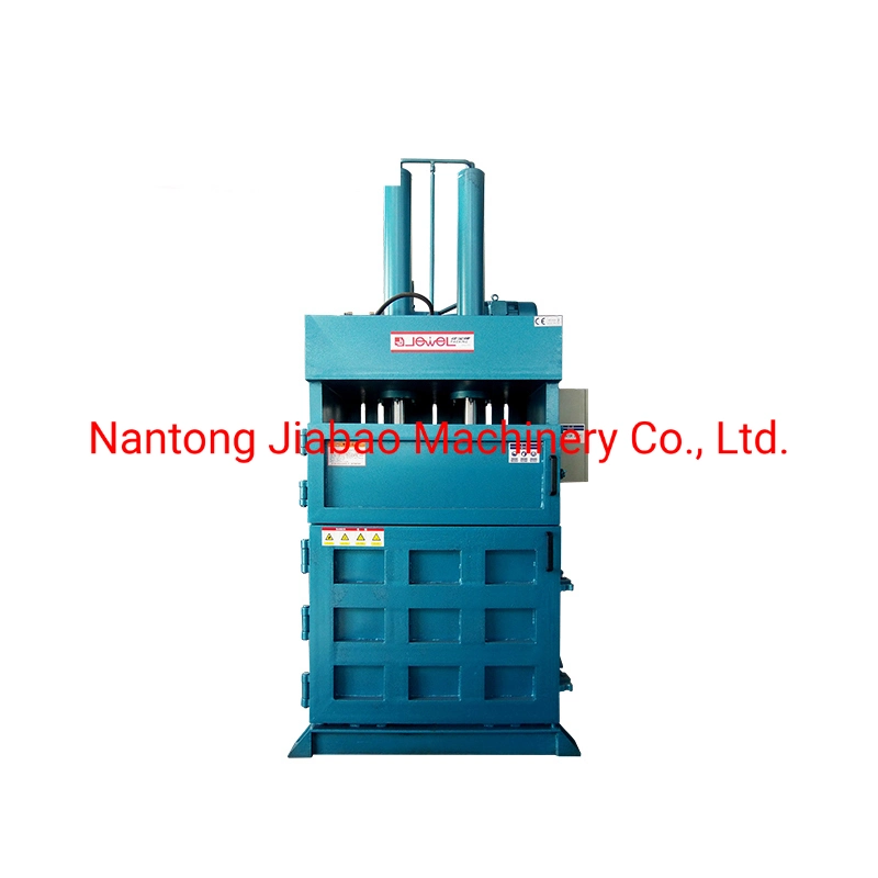 Good Performance Vertical Hydraulic Press Double Cylinder Baler Machine Heavy-Duty Waste Paper Press for Packing Solid Plastics/Sponge/Cardboard/Corrugated Box