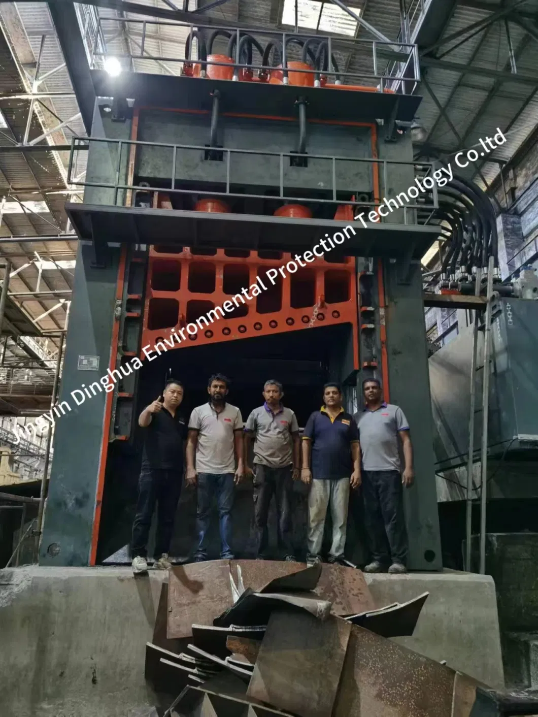 Heavy Scrap Metal Steel Copper Aluminum Hydraulic Gantry Guillotine Shear Cutting Shearing Recycling Machine for Steel Mill Plant