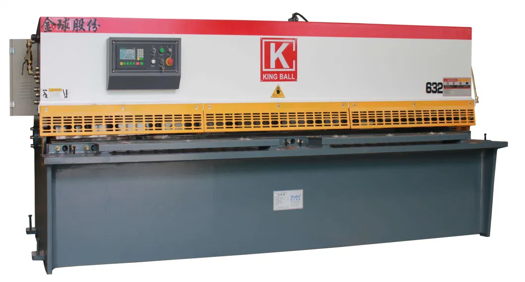 High Accuracy Hydraulic Manual Guillotine Sheet Metal Steel Plate Cutter Equipment QC12y-20X2500