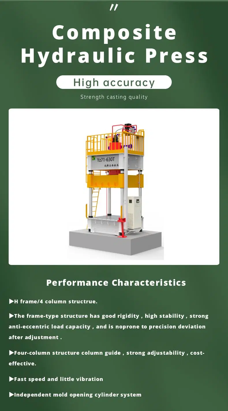 SMC/BMC/DMC Composite Molding 1000 Ton Frame Hydraulic Press Machine