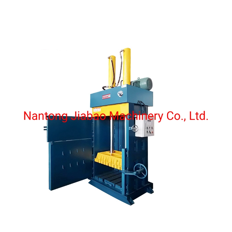 Good Performance Vertical Hydraulic Press Double Cylinder Baler Machine Heavy-Duty Waste Paper Press for Packing Solid Plastics/Sponge/Cardboard/Corrugated Box