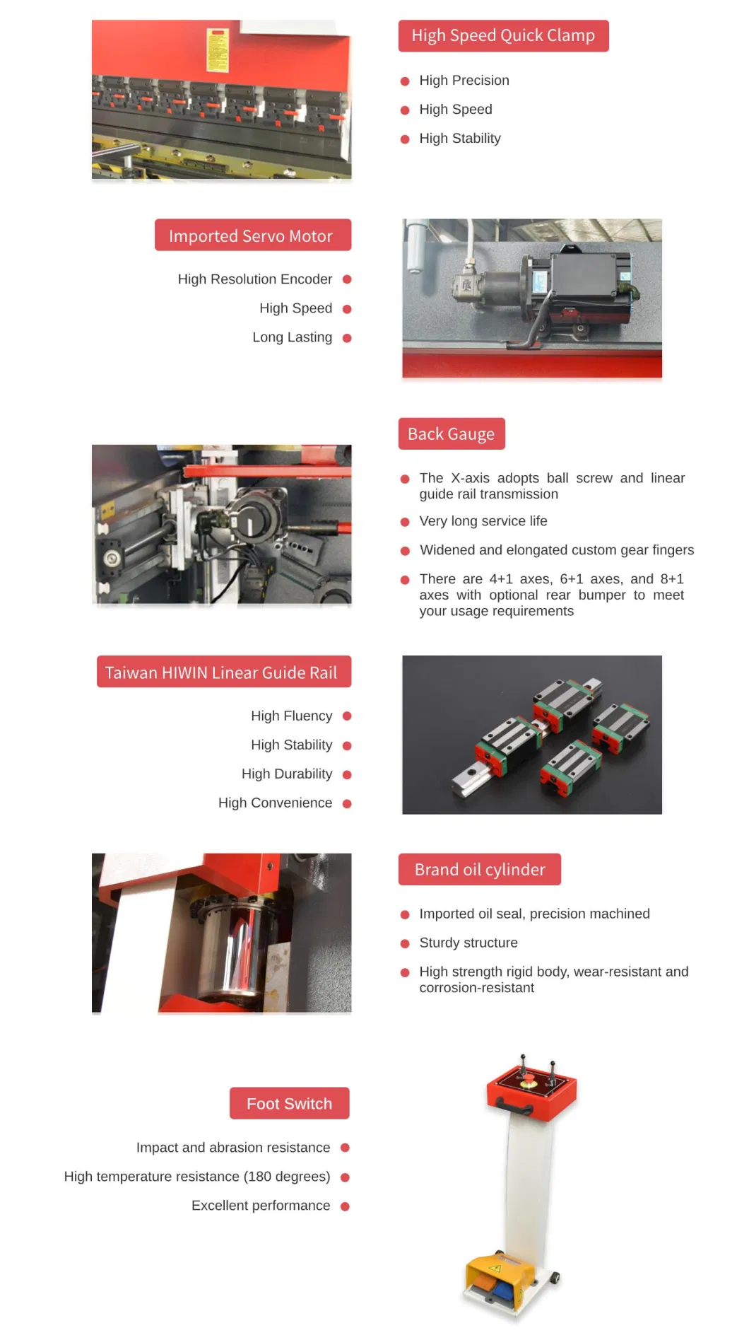 Hcgmt&reg; 1300mm/500kn 5t Galvanized Hydraulic Press Machine Plegadora Bending CNC Lathe Machinery