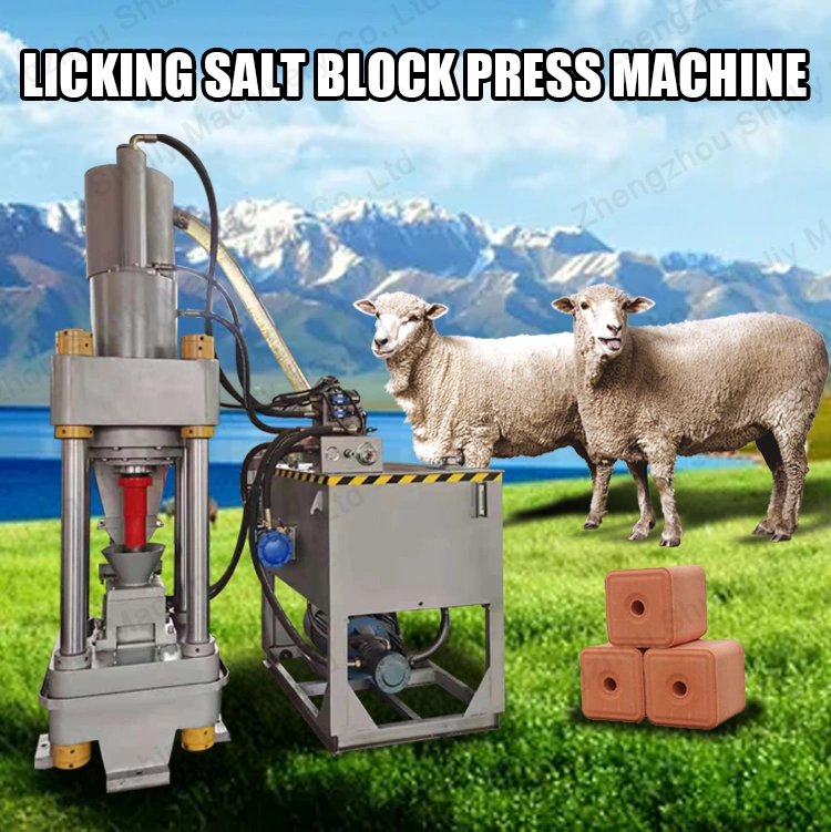 800 Ton Animal Licking Mineral Salt Block Making Hydraulic Press Machine