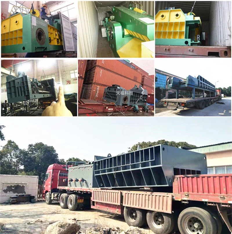 TF 630 Tons Hydraulic Scrap Metal Chips Briquetting Press for Sale