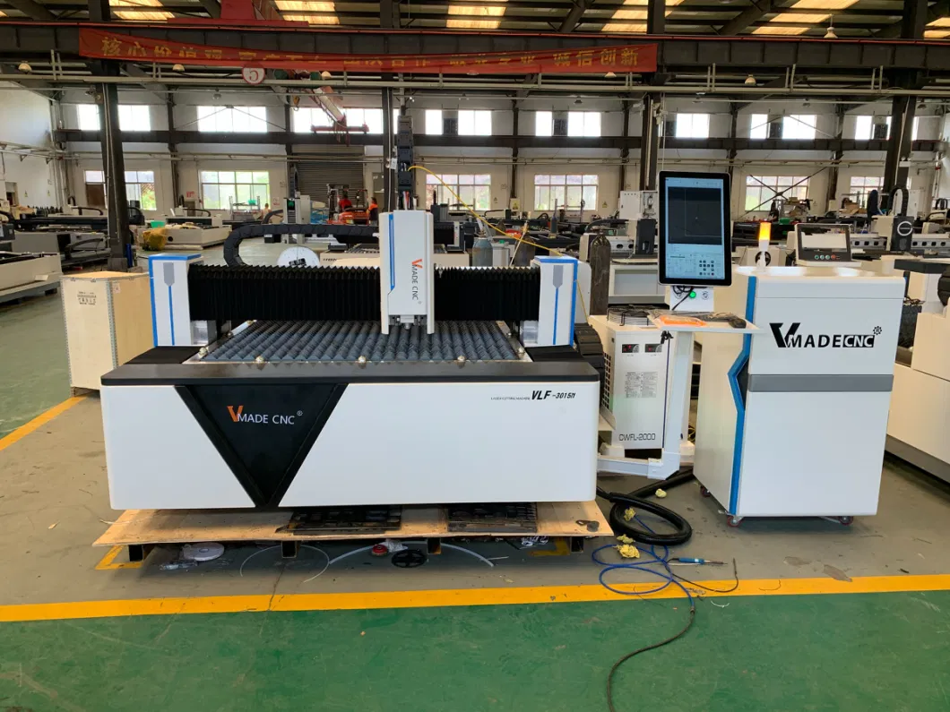 3015 1530 Fiber Laser Cutting Machine 1000W/1500W/2000W/3000W Laser Cutting Machine Raycus/Ipg for Iron/Carbon Stainless/Steel/Sheet/Metal CNC Cutting Machine