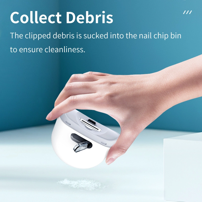 Electric Automatic Rechargeable Safe Elder People Children Finger Toe Baby Nail Clipper