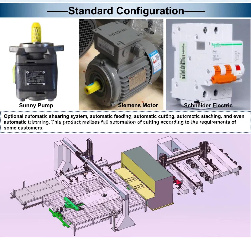 High Quality CNC QC12K Steel Sheet Hydraulic Metal Swing Shearing Machine