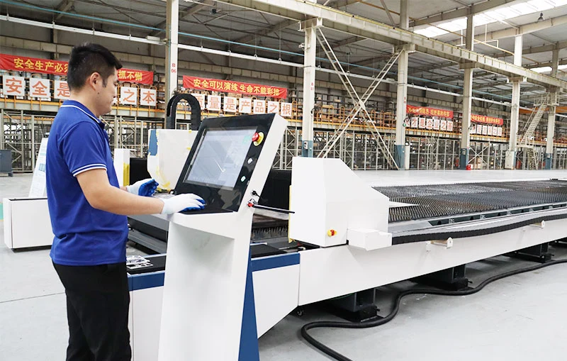 H Steel Auto Fiber Laser Cutting Machine 12kw 20kw 30kw