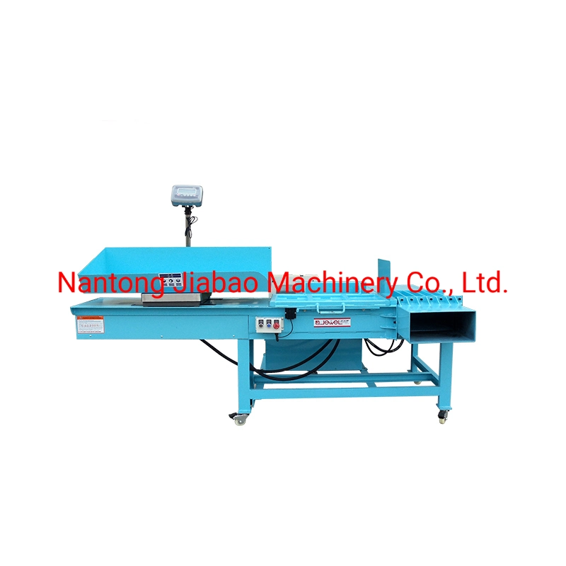 Best Selling Constant Weight Used Clothes Hydraulic Baler Factory Directly Clothes Press with Weighing Device 15kg Bale Weight for Textile/Used Rags for Sale