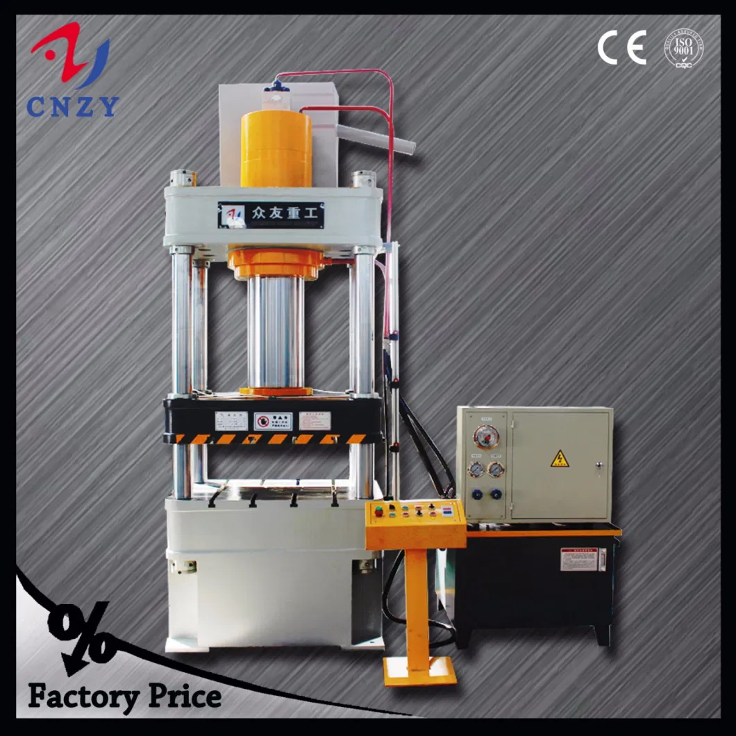 CE&ISO9001 Approved Four-Column Zhongyou Wooden Box or Container Steel Door Press Machine Hydraulic