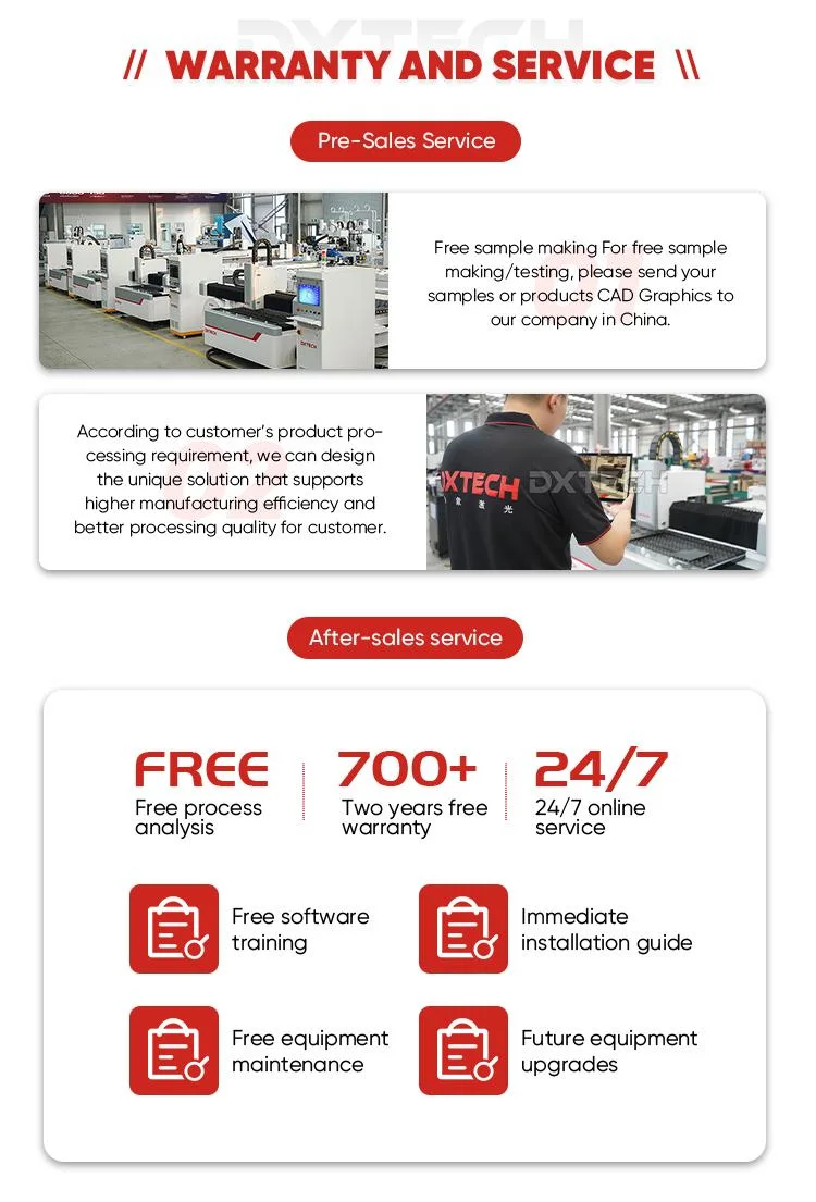 China Manufacturerdxtech Laser High Level Fiber Laser Cut Machine 1000W 2000W 4000W Stainless Metal Sheet Fiber Laser Cutting Machine Price