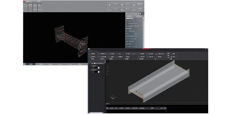 Professional Metal Fabrication Structure Tekla Fh1250 12kw 20kw 30kw Channels Angle Steel H Beam 3D CNC Bevel Cutting Machine