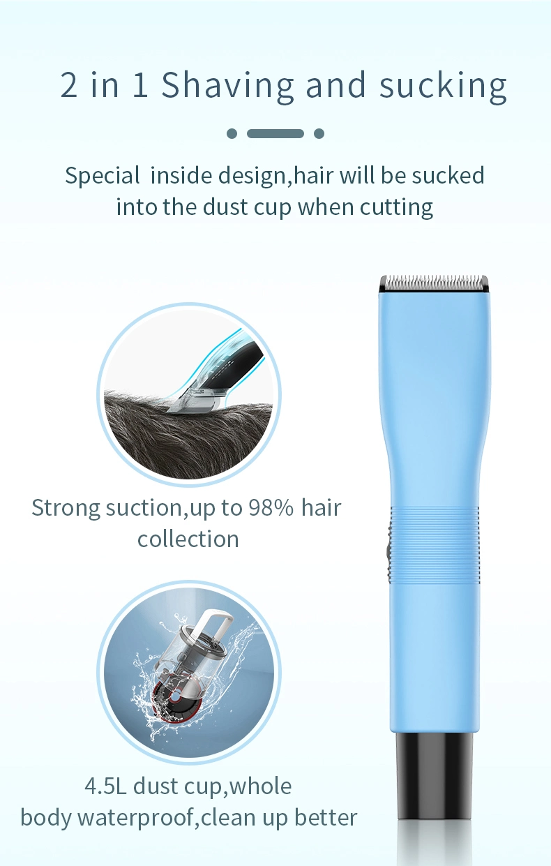 Cordless Professional Low Noise Quiet Pet and Rechargeable Automatic Pet Hair Clipper