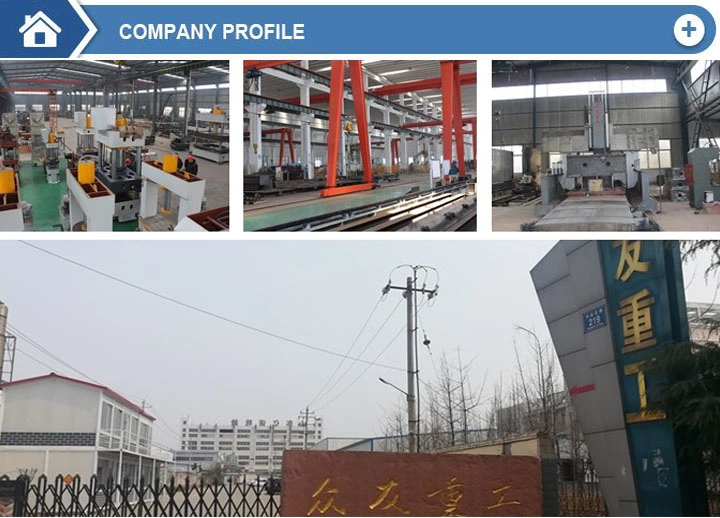 CE&ISO9001 Approved Four-Column Zhongyou Wooden Box or Container Steel Door Press Machine Hydraulic