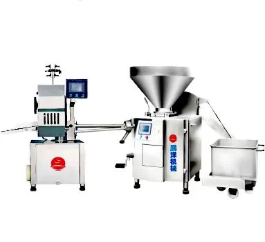 Meat Stuffing Making Processing Maker/Industrial Automatic 9.5kw Zg6500 Sausage Ham Clipping Tying Stuffer Filling Machine Price/2023 New Bologna Hotdog Clipper