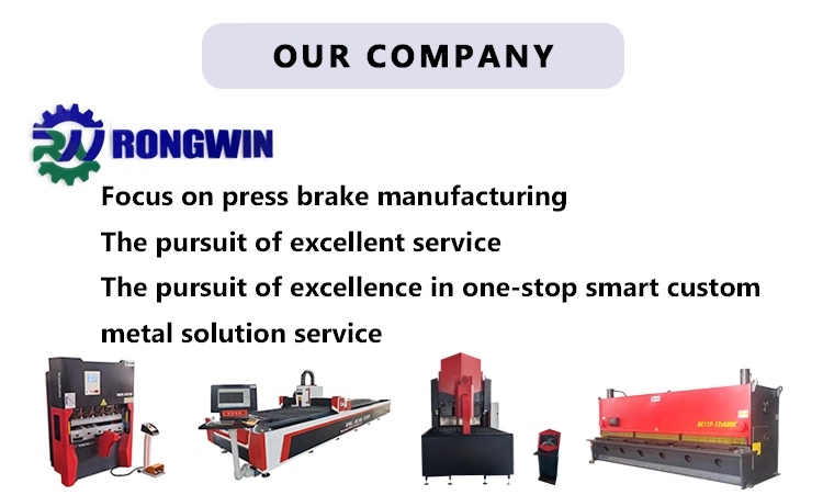 Rongwin QC11y Hydraulic Guillotine Shearing Machine for Sheet Metal Cutting