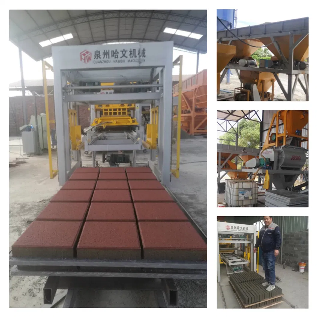 Manufacturer Price Full Automatic Hydraulic Concrete Cement Hollow Paving Brick Block Making Machine