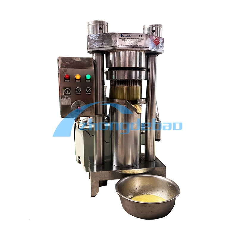 Mini Commercial Sesame Hydraulic Plate Cold Oil Press Cocoa Machine