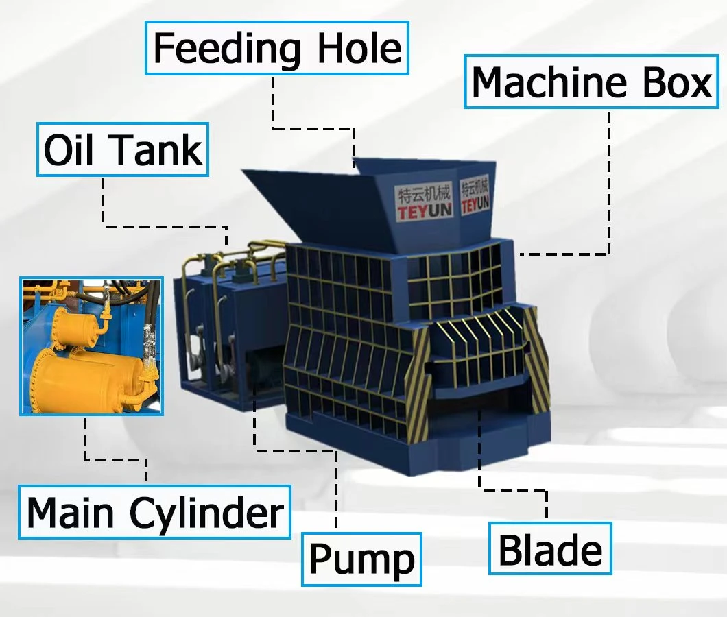 New Arrival Automatic Scrap Metal Shear for Sheet Metal