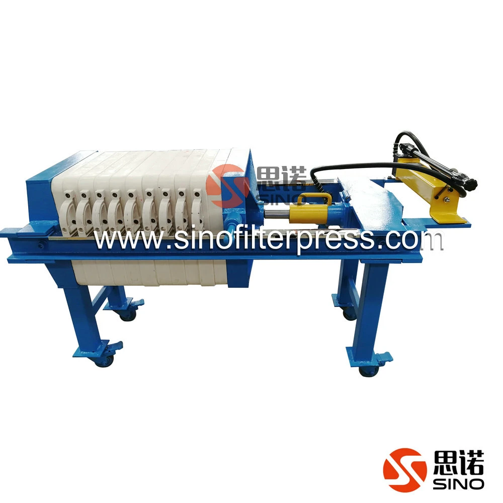 320 Small Hydraulic Manual Chamber Filter Press for Lab