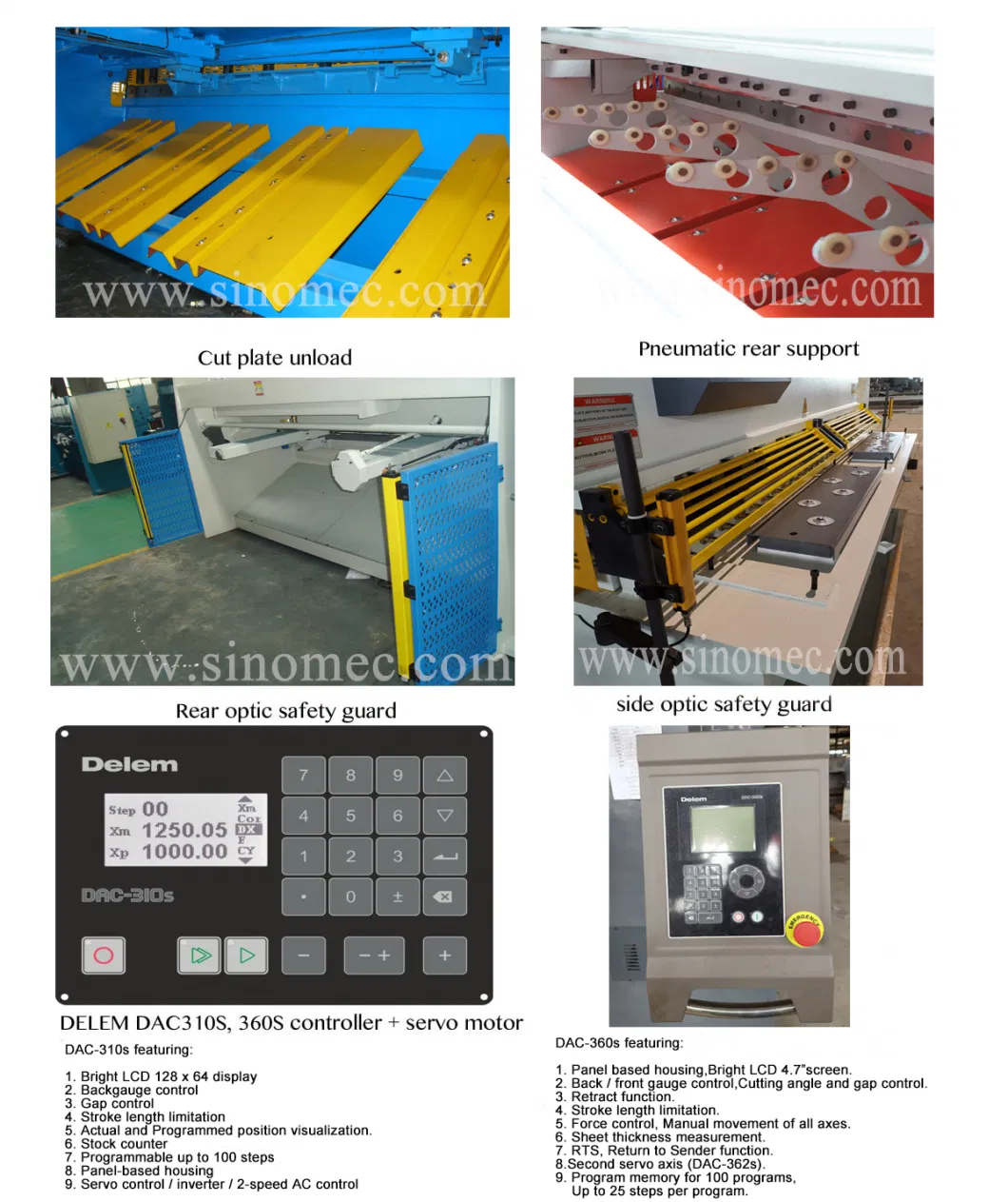 CNC Hydraulic Guillotine Shear Machine / CNC Hydraulic Shearing Machine/ CNC Metal Sheet Cutting Machine QC11K-10X2500