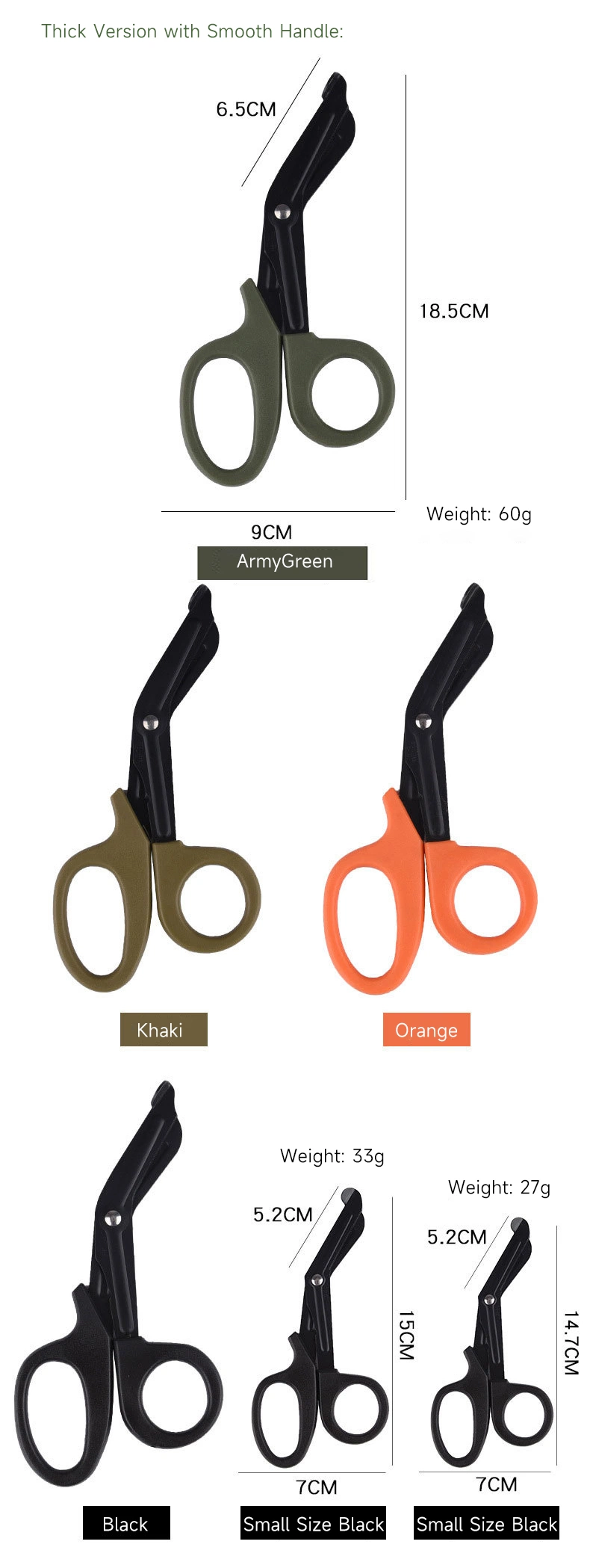 High Quality Multi-Purpose Nursing Trauma Shears Easy to Cut