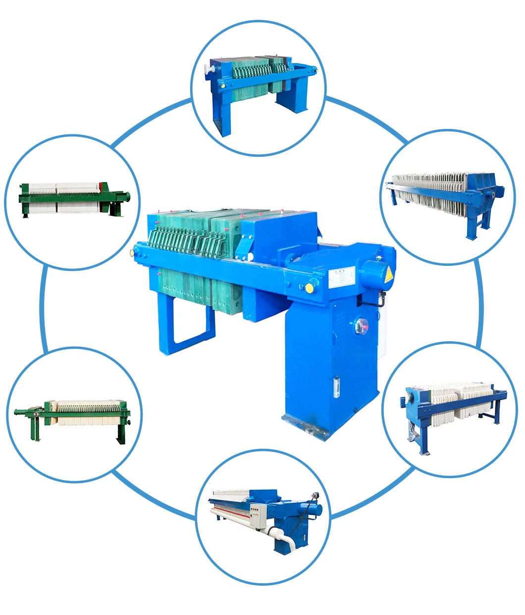 Automatic Industrial Hydraulic Sludge Plate and Frame Filter Press Equipment Clay Membrane Filter Press